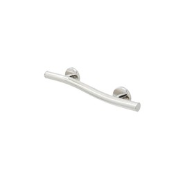 Wave Grab Bar for Bathroom Shower Toilet Steps Bed Home/304 Stainless Steel/Polish Chrome/Right/ 18"