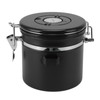 1.2L Coffee Canister Stainless Steel Sealing Storage Jar Food Storage