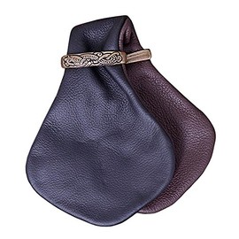 Medieval Money Cat Chazza LARP Coin Bag Medieval Purse Winkinger, black / brown