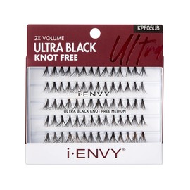 i-ENVY Knot Free Individual Lashes 3 PACK (Ultra Black - Medium)
