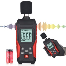 Calibrated Decibel Meter: Sound Level Meter Calibrated Decibel Meter with Recording Calibrated, Digital Portable Sound Level Meter for Home, Office, Construction Site, Factory etc
