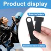 GXGM Helmet Strap D-Ring Lock Stainless Steel Motorcycle Helmet Lock