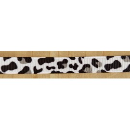 3/8" (1 YD) Animal Print Grosgrain Ribbon Leopard Cheetah Trim Ribbon Craft Bows - 3/8 inch