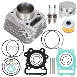 Thomletha Cylinder Piston Top End Kit Replacement for Honda TRX300 4x4 2x4 1988 1989 1990-2000 Replacement for 12000-HC4-000 12100-HC4-000