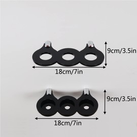 lightsaber stand lightsaber wall mount lightsaber display stand wall mount acrylic lightsaber display bracket compatible with most lightsabers – including screw hardware (Black 3 holes)