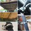 SHUOHONG Pipe Clamps with Rubber Insert, Pipe Clamps for Screws,