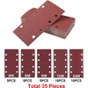 MOLENCO Sandpaper Orbital Sander, Pack of 35 Sanding Sheets Velcro