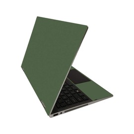 MightySkins Skin for HP Pavilion x360 14" (2020) - Solid Olive | Protective, Durable, and Unique Vinyl Decal wrap Cover | Easy to Apply, Remove, and Change Styles | Made in The USA