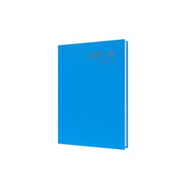 Collins 'Essentials' 12 Month Mid/Academic Year Planner, July 2025-July 2026 - ESSA51M.57-2526 - Day-to-Page Appointments Diary, A5 Hard Cover, Light Blue