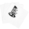 SharkBliss Funny Sarcastic Golf Quotes Cocktail Napkins, 100 Pack Born