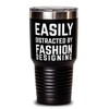ODDITEES Funny Fashion Designer Tumbler Easily Distracted By Fashion Designing