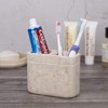 Creative Home Champagne Marble Notch Toothbrush Holder