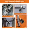 NAGE Padlocks with Code 4 Digit, Combination Padlock for Gym