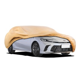 JURMON Heavy Duty Outdoor Car Cover Custom Fit for Toyota Camry, Windproof All Weather Waterproof Sun Rain UV Dust Snow Protection Outdoor Car Covers