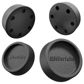 Hinrichs Set of 4 Vibration Dampers Round – Damper Washing Machine – Vibration Damper Washing Machine – Rubber Feet Washing Machine – Anti-Vibration – Antivibration Accessories for AEG Bosch Siemens