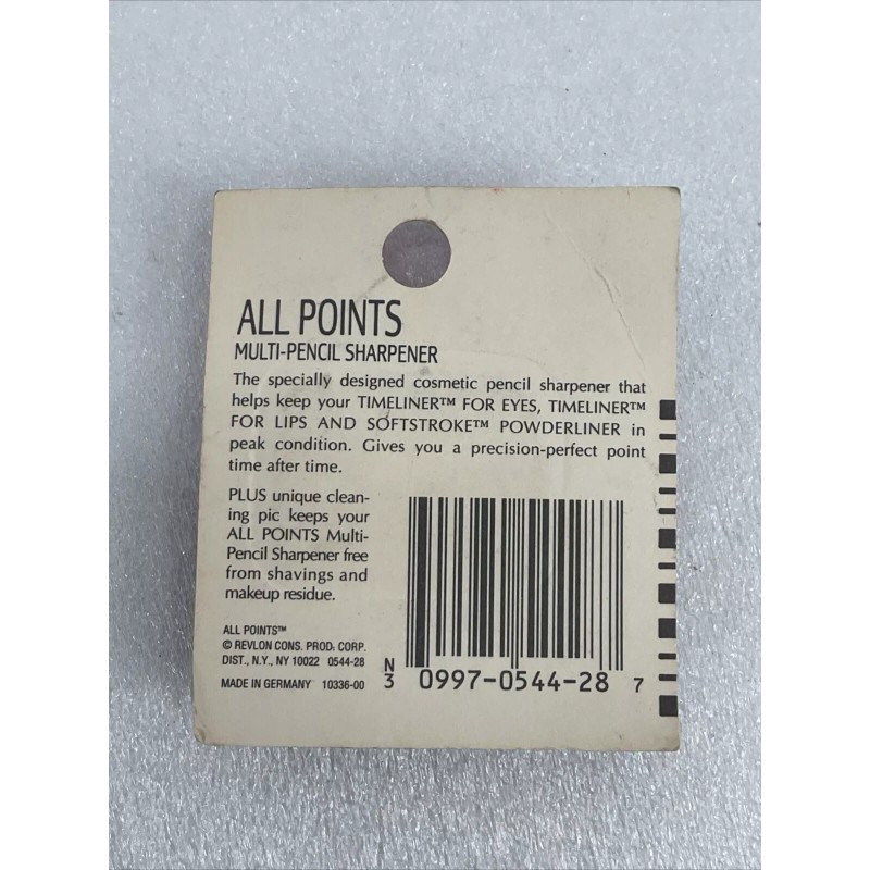 Revlon RARE Vintage Revlon All Points Multi-Pencil Sharpener Timeliner Softstroke