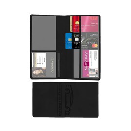 Mandark Car Registration and Insurance Card Holder, Vehicle Glove Box Card Organizer for Documents Cards License, Automotive Comparment Wallet Case Accessories, Universal Fit(Black)