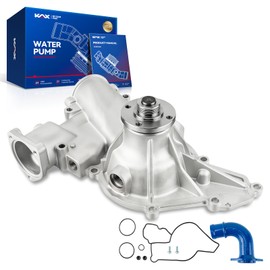 KAX Engine Water Pump Compatible with Ford F-250 F-350 F-450 F-550 E-350 E-450 E-550 Super Duty OE Replacement Water Pump Kit Assembly