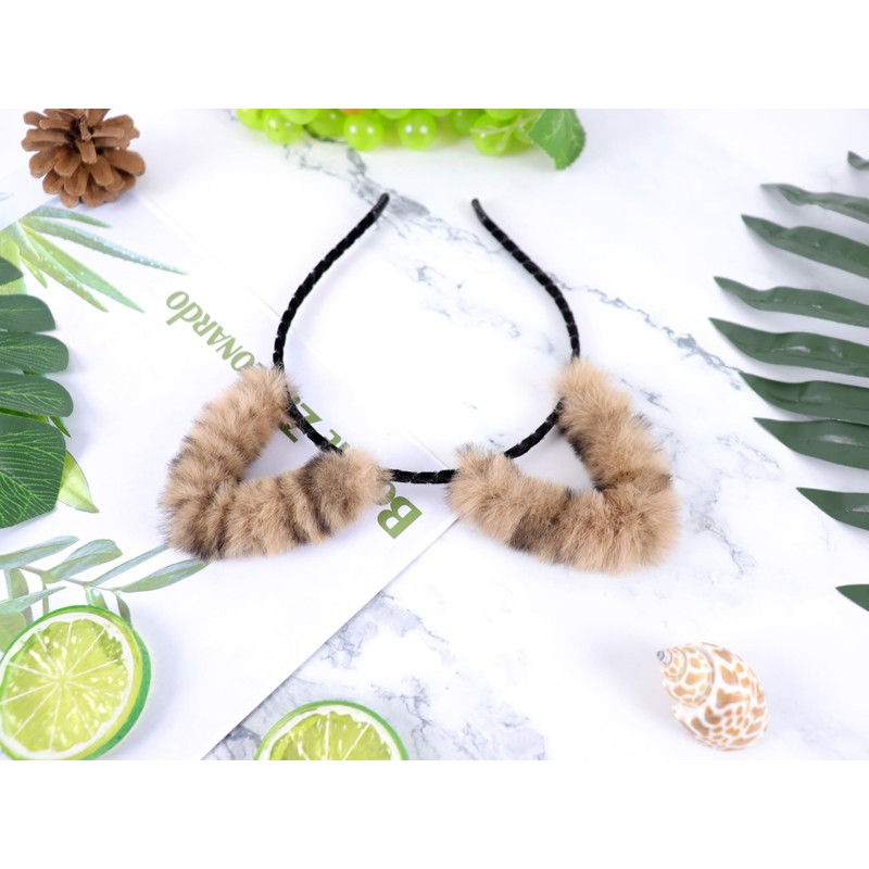 Bonnie Z. Leonardo Cat Ears Cat Ears Headband Furry Leopard