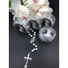 YRP Our Wedding/Nuestra Boda Wedding Guest Gifts Memories, White Rosaries