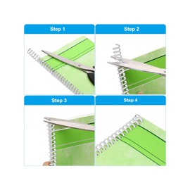 Pack of 20 Plastic Binder Rings 30-Hole Loose Leaf Plastic Hole Loose Leaf Plastic Binding for A4 Paper (13 mm x 30 Transparent)