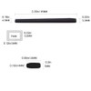 QYAJS Eyeglasses Nose Pads Push in Replacement Kit of 1Pair