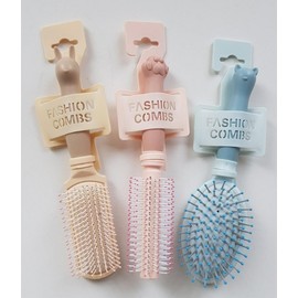 Volume 3-Piece Hairbrush Set: Cushion Massage Brush, Scalp Brush, Root Hairbrush 3-Piece Set/Blue