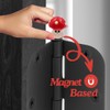Glow in The Dark Mushroom Family Hinge Heads - Door