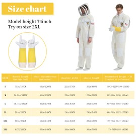 bee suits for men& Women sting proof, Apiarist Ultra Ventilated bee protective gear,3Layer Beekeepers Suit with Glove &Veil Hood &beekeeping supplies (M)