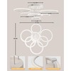 SEABLE Modern LED Ceiling Light Dimmable Ceiling Light Fixtures with