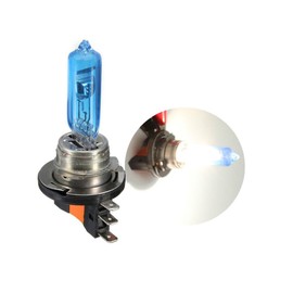 ZMShun 2x H15 12V 15/55W 5500K Xenon White PGJ23T-1 Car Halogen Quartz Glass Headlight Bulbs Lamp DRL Bulbs Hight/Low Beam Compatible High Beam/Day Time HeadLamp Lights Fog Light