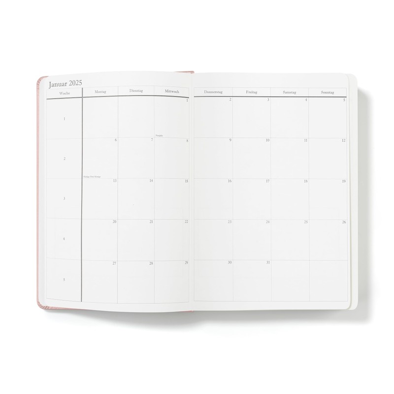 Wykeham's Executive 2025 Diary Journal with One Page a Day