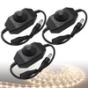 HayEastdor 3PCS LED Strip Light Dimmer Switch Cable DC12V-24V LED