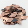 NUO RUI 200pcs 1" x 1/2" Diamond Shape Mirror Mosaic