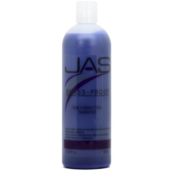 JAS Brass-Proof Color Toning Shampoo 16-ounce