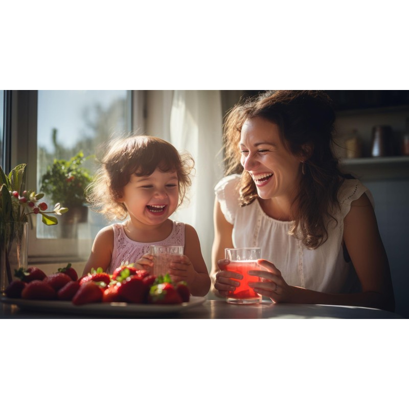Strawberry-Kiss easyWater Drink Powder, Sugar-free Flavour Powder for Refreshing Drinks,
