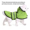 Dog Raincoat Polyester Pet Rain Cape Jacket Reflective Stripe Waterproof