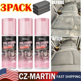 Unbranded Car Interior Cleaner, Vehicle Interior Polish | Interior Detailer Spray-2025 NEW - 1pcs-Towel(Only)