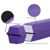 SEGAWE Purple Balance Beam Extra Firm Vinyl Folding Gymnastics Beam