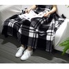 Flameproof Blanket, Outdoor Throw, Cold Protection, Flameproof Material, Soft, Skin-friendly