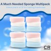 CR Snacking Luxury Bath Sponge Packs (Random Colours) 12 sponges