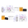 Mr. Stecker Modellbau 5 Pairs 10 Pieces Premium MR30 R30