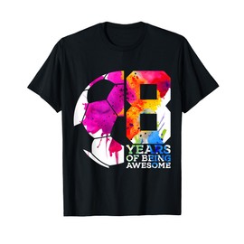 8 YEARS OF BEING AWESOME SOCCER 8TH BIRTHDAY T-Shirt