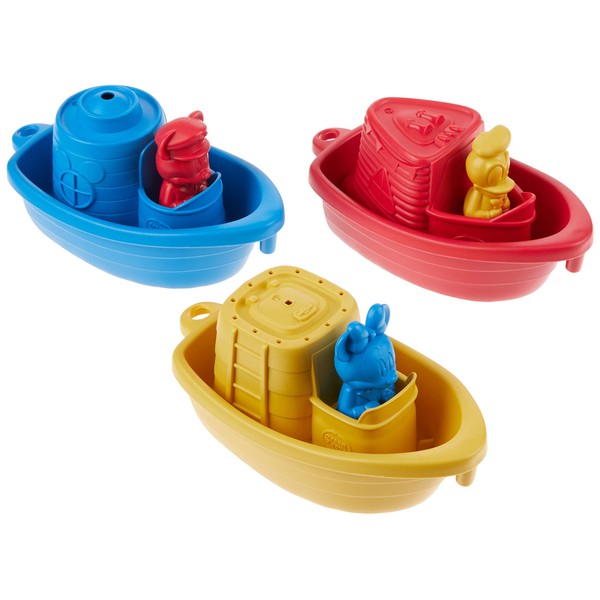 Green Toys Mickey Mouse Linking Boats