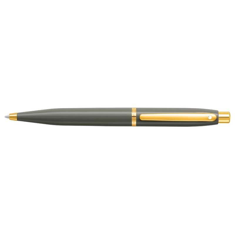 Sheaffer VFM 9427 Glossy Light Grey Ballpoint Pen With PVD