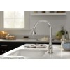 Peerless Brushed Nickel, Single Hole Kitchen Faucet, Stainless P7965LF-SS