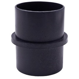 Riloer 60mm/ 2.36" Black Plastic Straight Connector - Ventilation Pipe Connector, 16cm x 17cm x 8cm