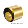 sourcing map Brass Sheet Roll, 3000mm x 50mm x 0.1mm