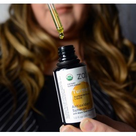 Zatik Naturals - Turmeric Supercritical Liquid Synergy with Black Seed Organic CO2 Extract, Antioxidant, Cold Pressed, Unrefined Oil, Vegan, Non-GMO, Organic, 1.0 fl oz.
