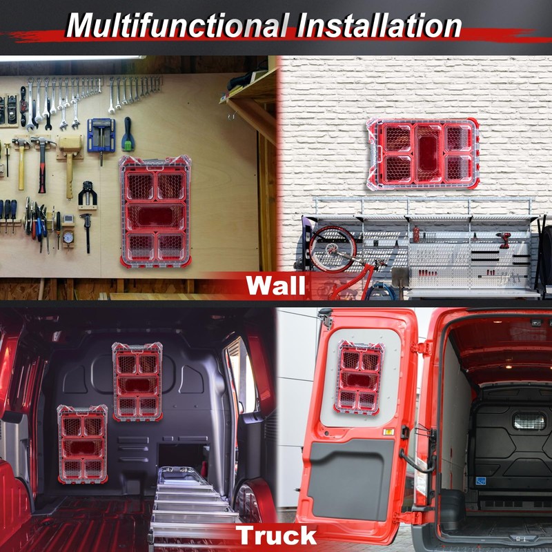 DNShorix Folding Packout Mount Compatible with Packout Toolbox Side Storage,